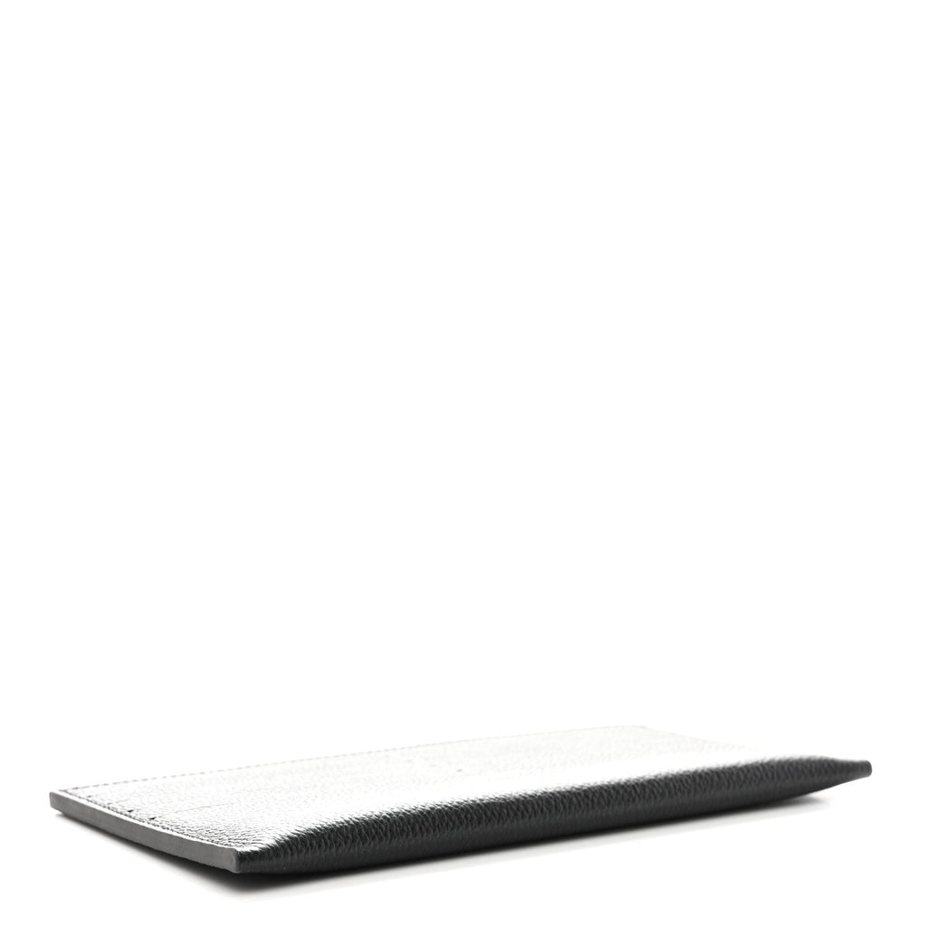 Calfskin Felicie Chain Wallet  Holder Insert Black