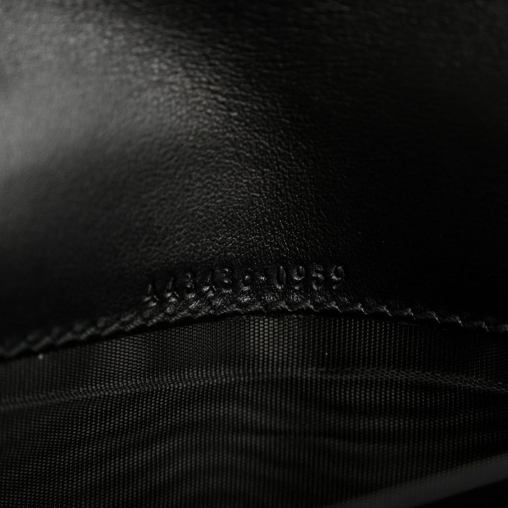 Calfskin Matelasse GG Marmont Continental Wallet Black