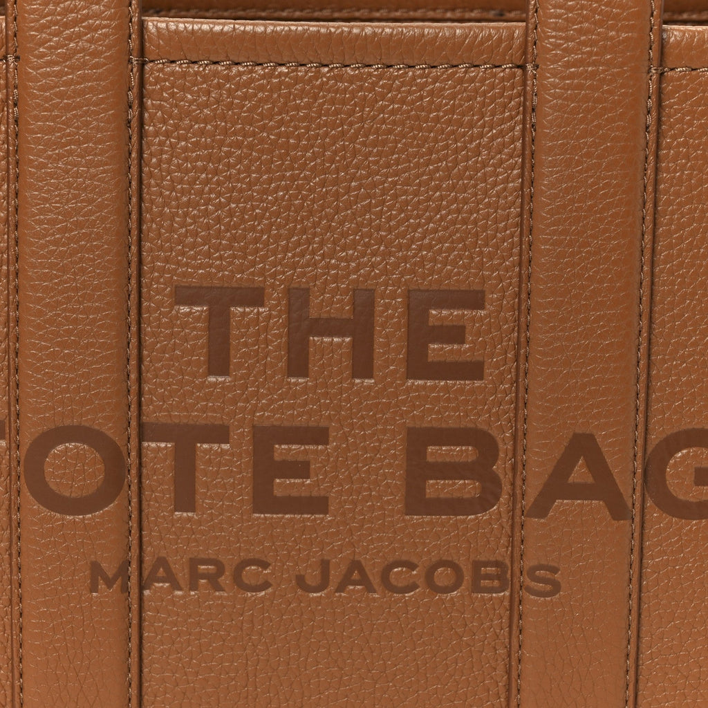 Grained Calfskin Small The Tote Bag Argan Oil