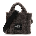 Polyester Cotton Small The Teddy Traveler Tote Bag Grey