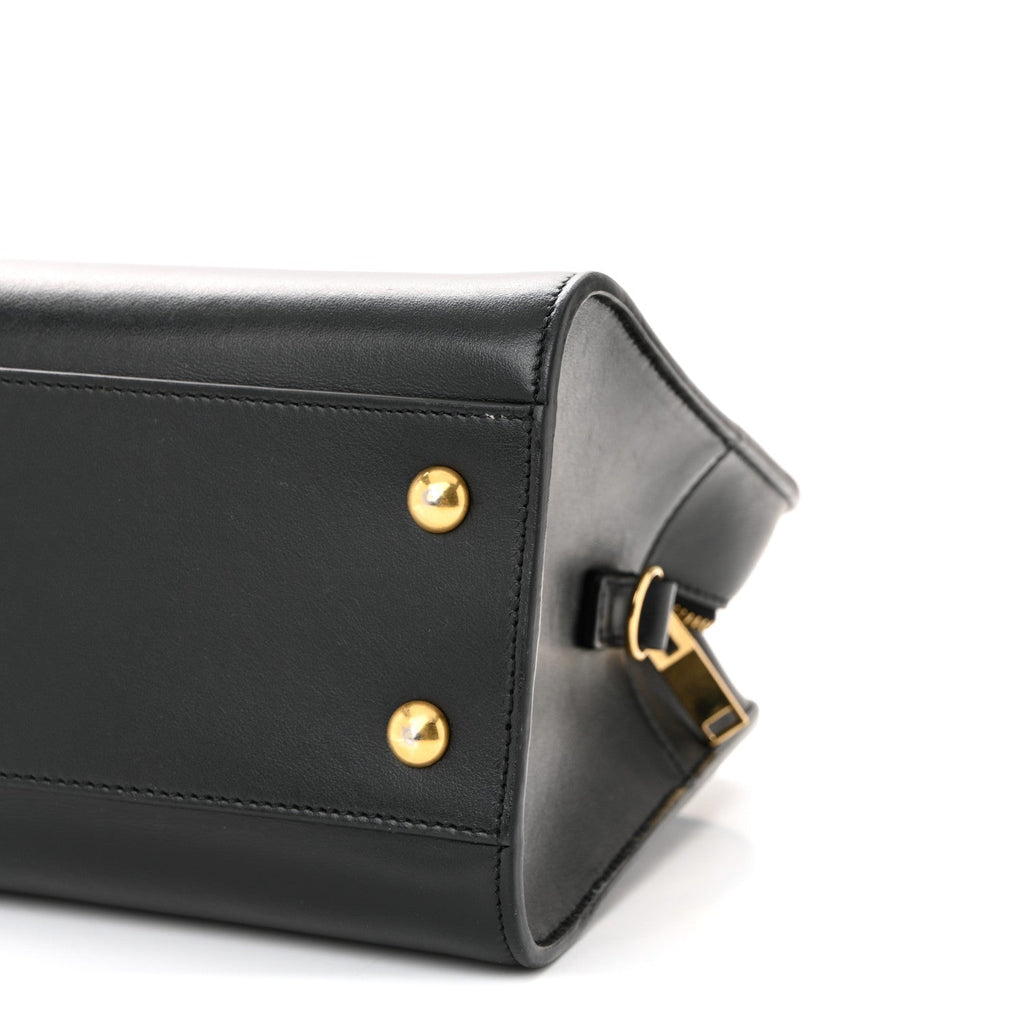 Calfskin Monogram Baby Cabas Black