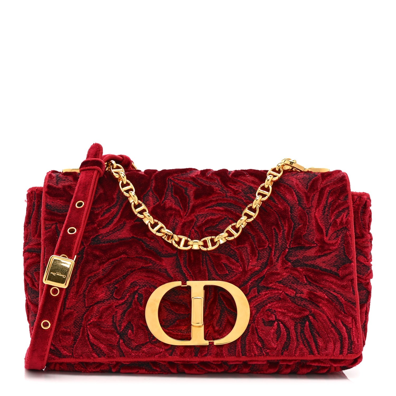 Velvet Rose Medium Caro Bag Rouge