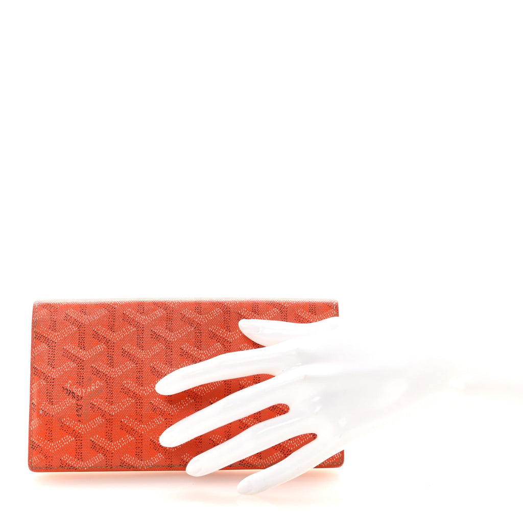 Goyardine Richelieu Wallet Orange