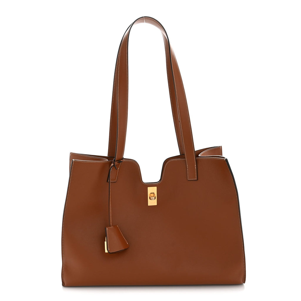 Smooth Calfskin Cabas 16 Bag Tan