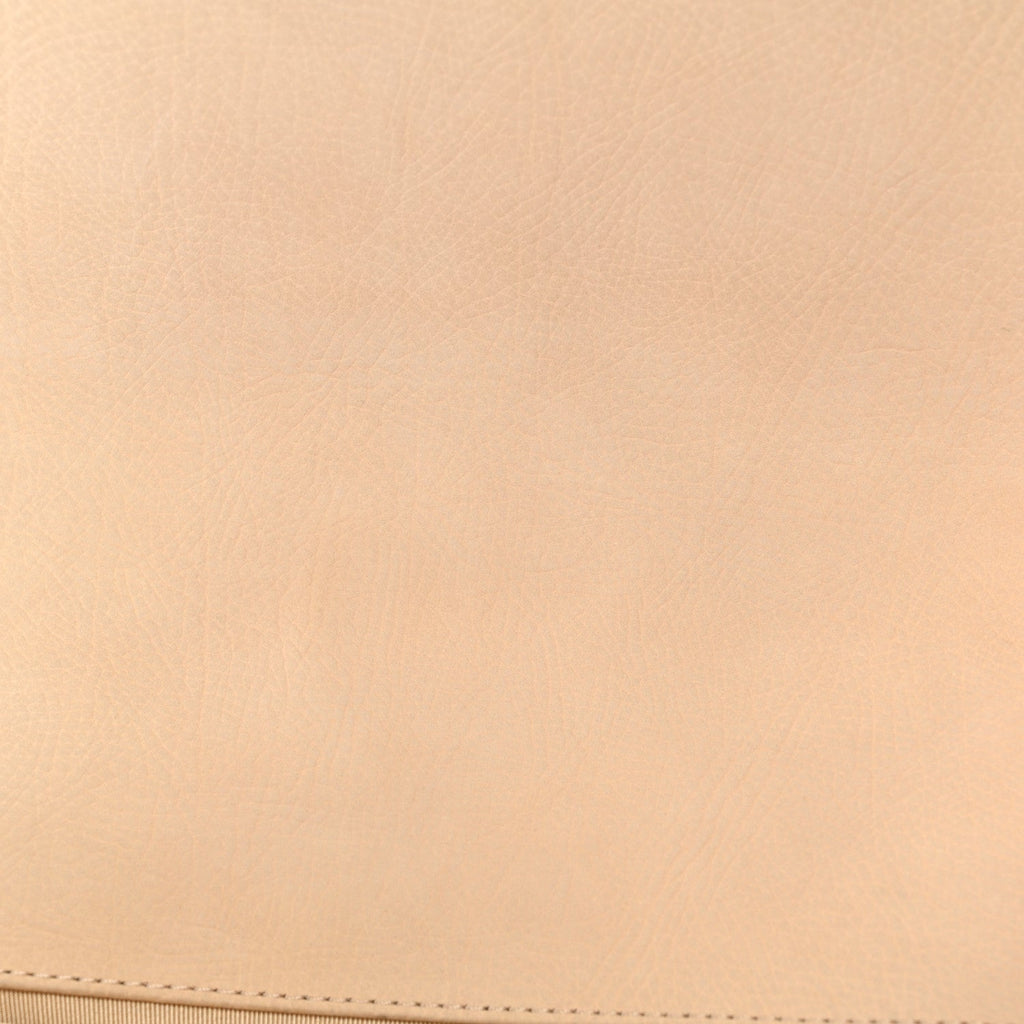Nubuck Quilted Medium Boy Flap Beige
