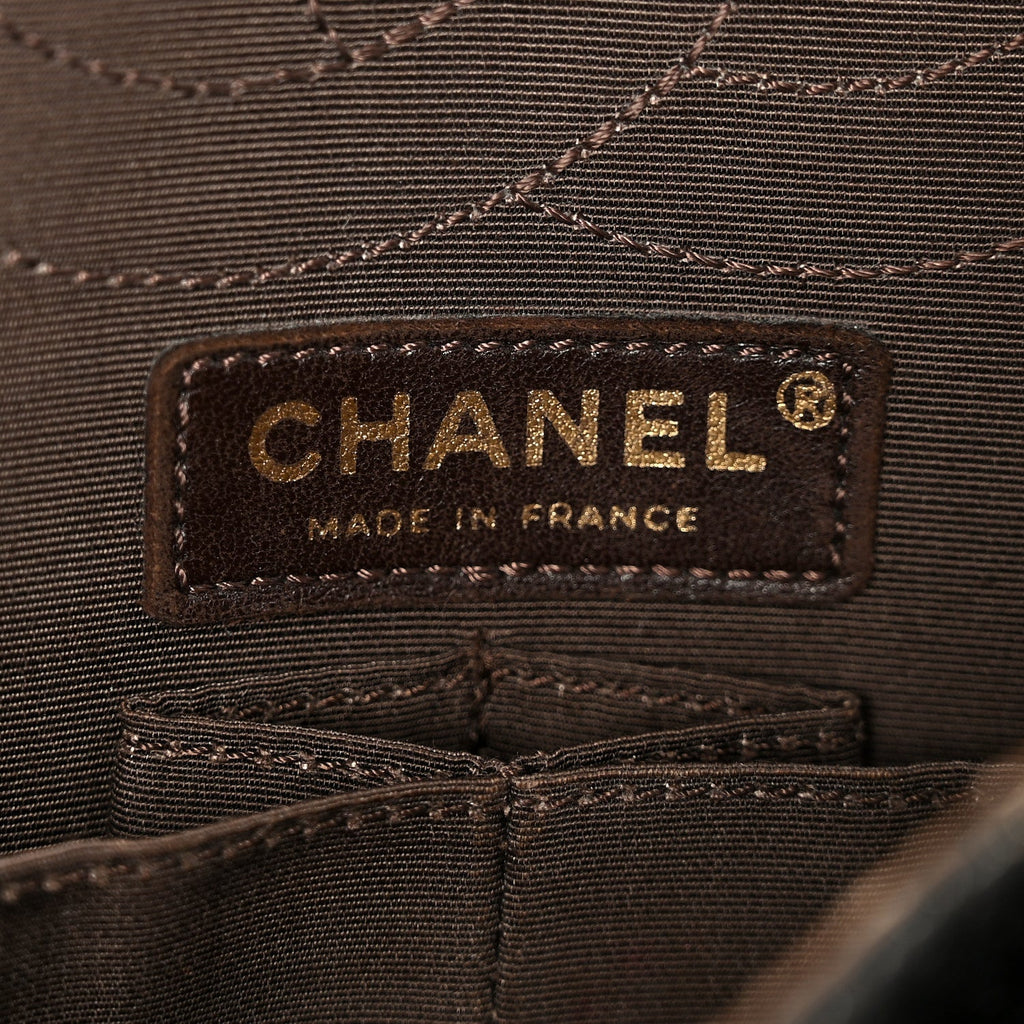 Metallic Glazed Tweed Quilted 2.55 Paris Shanghai Reissue 226 Flap Multicolor