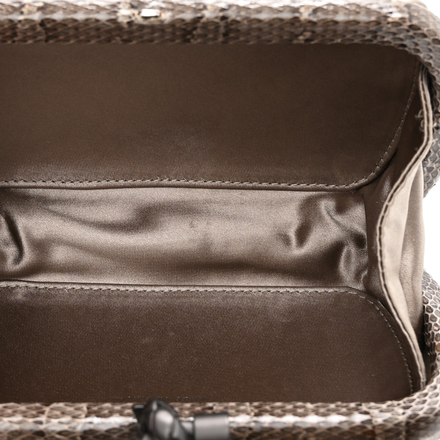 Satin Intreccio Impero Ayers Knot Taupe