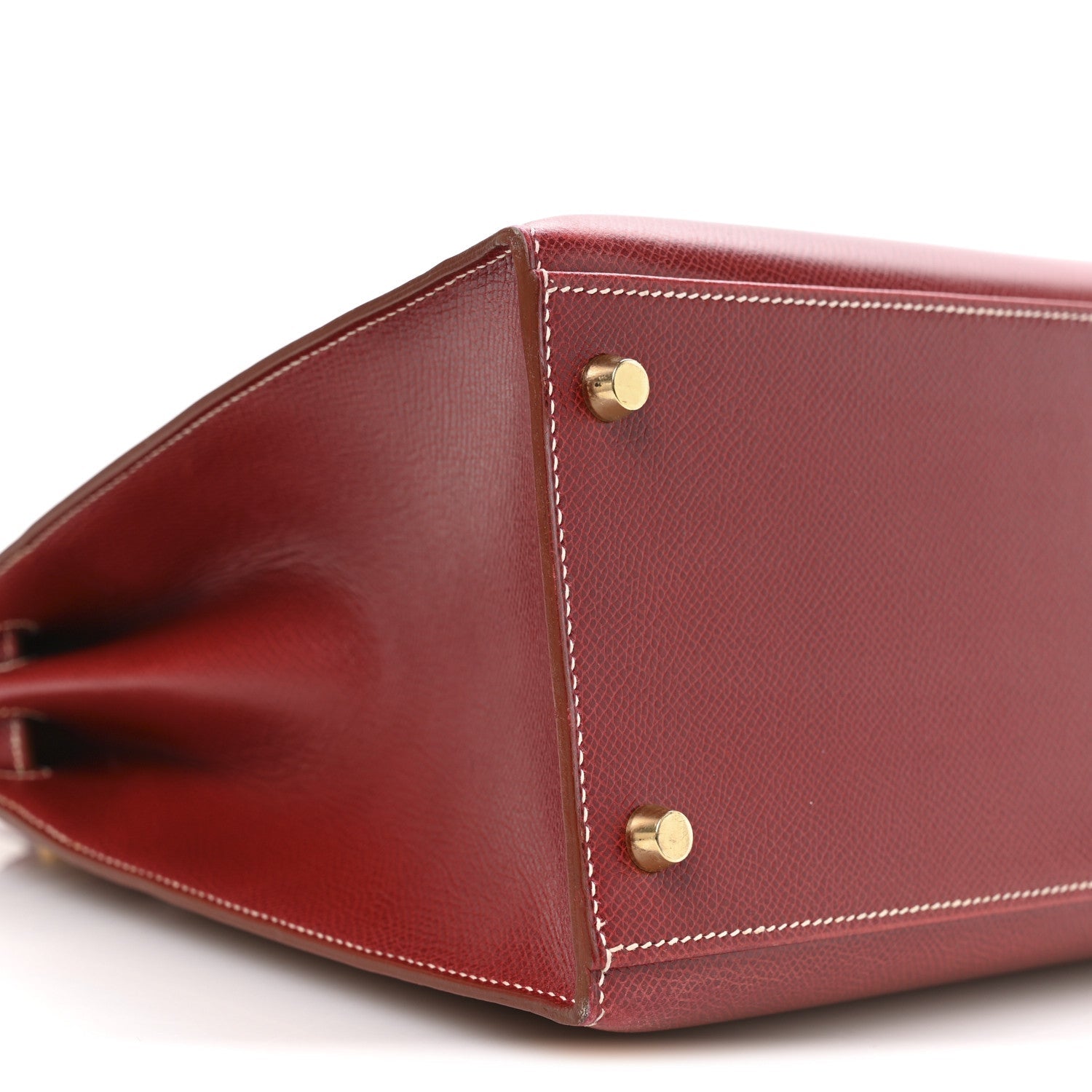 Veau Grain Lisse Kelly Sellier 35 Rouge Vif