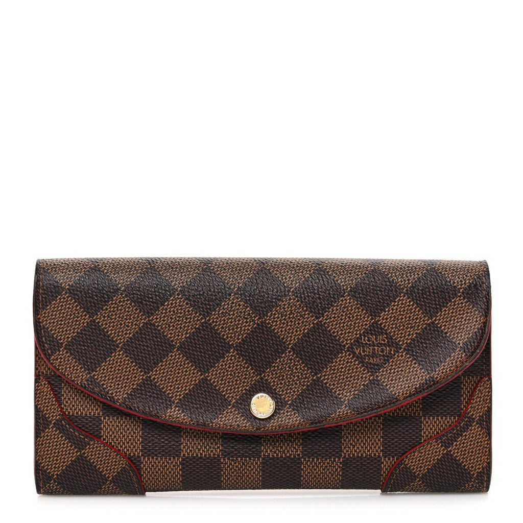 Monogram Emilie Wallet Red