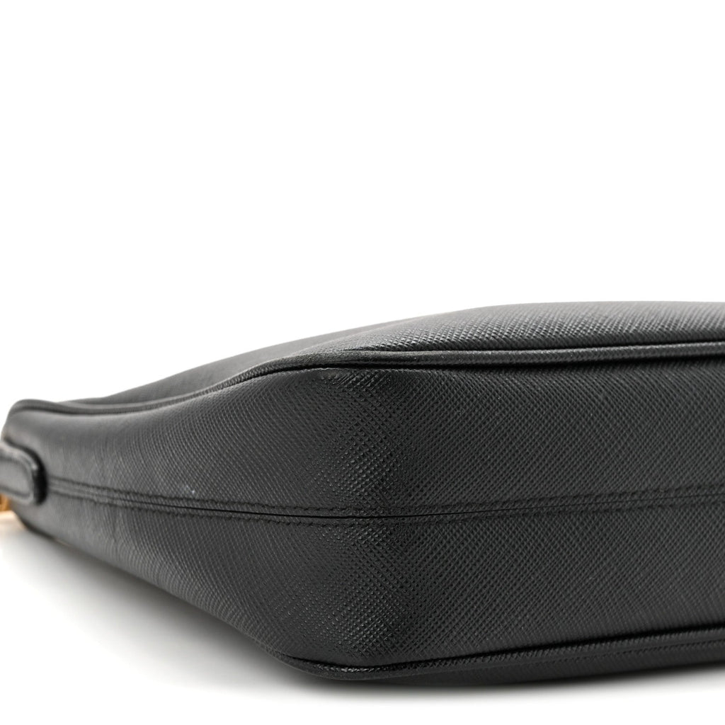 Saffiano Lux Re-Edition 2005 Shoulder Bag Black