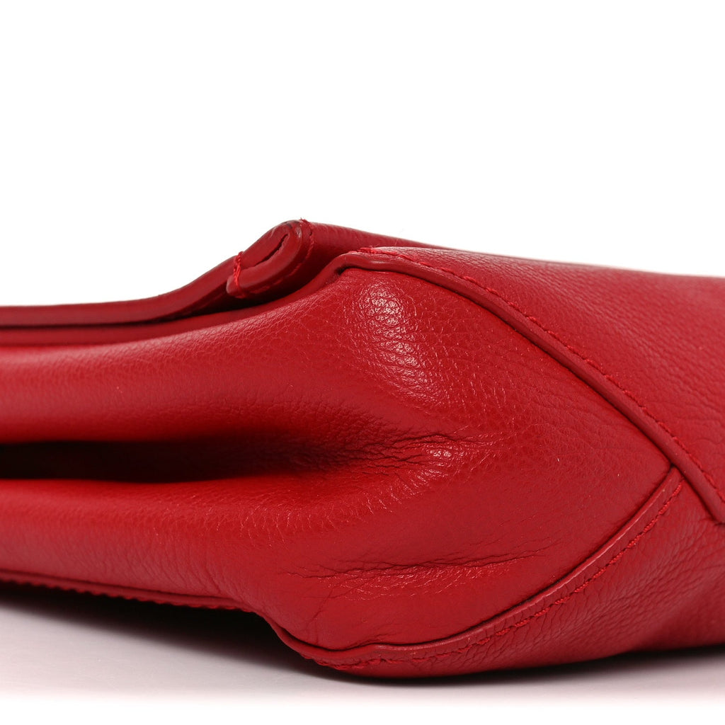 Calfskin Lockme II Chain Bag BB Rubis