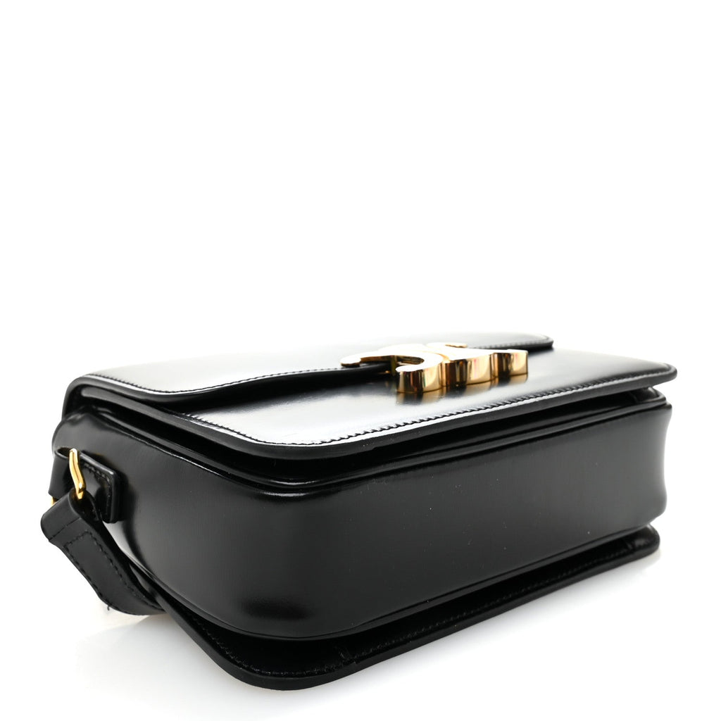 Shiny Calfskin Teen Triomphe Black