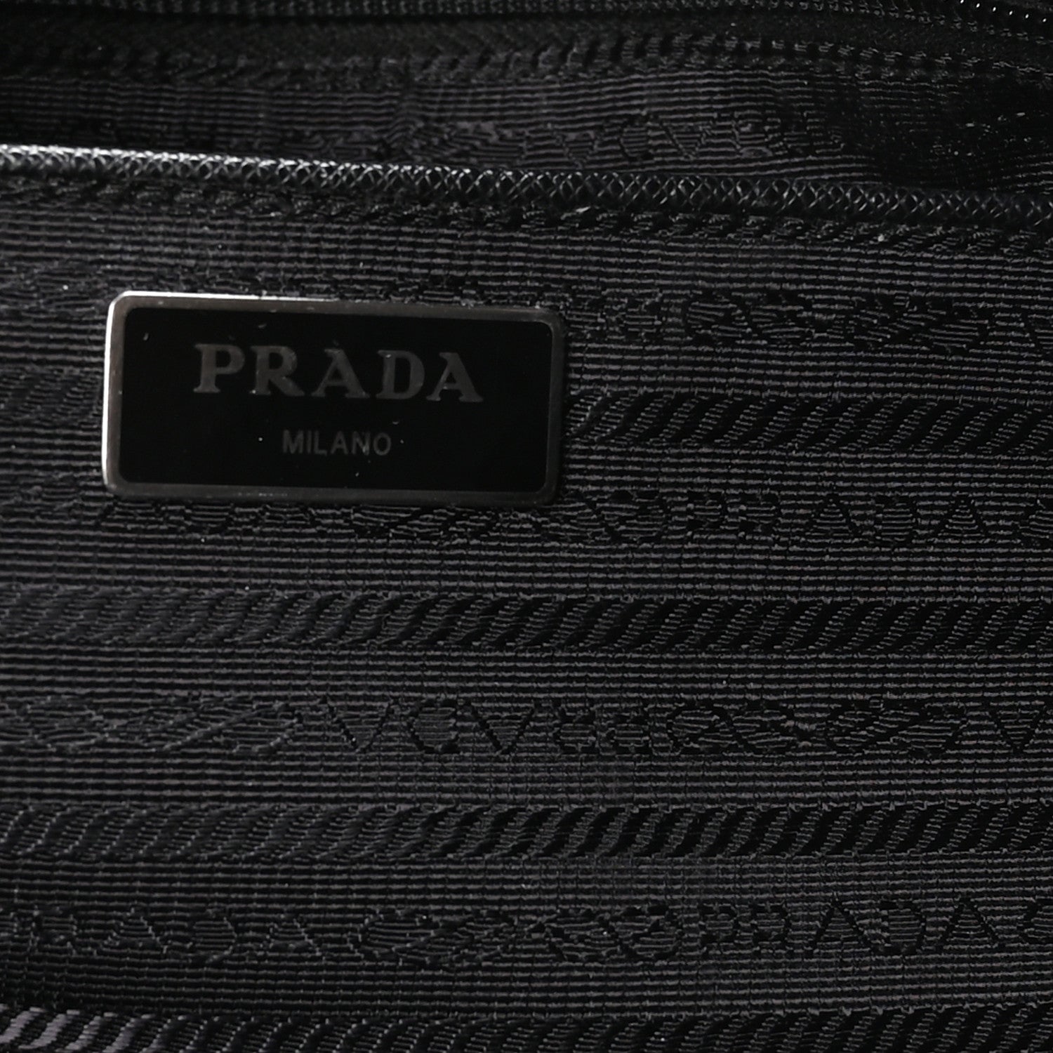 Nylon Vela East West Shopper Tote Black
