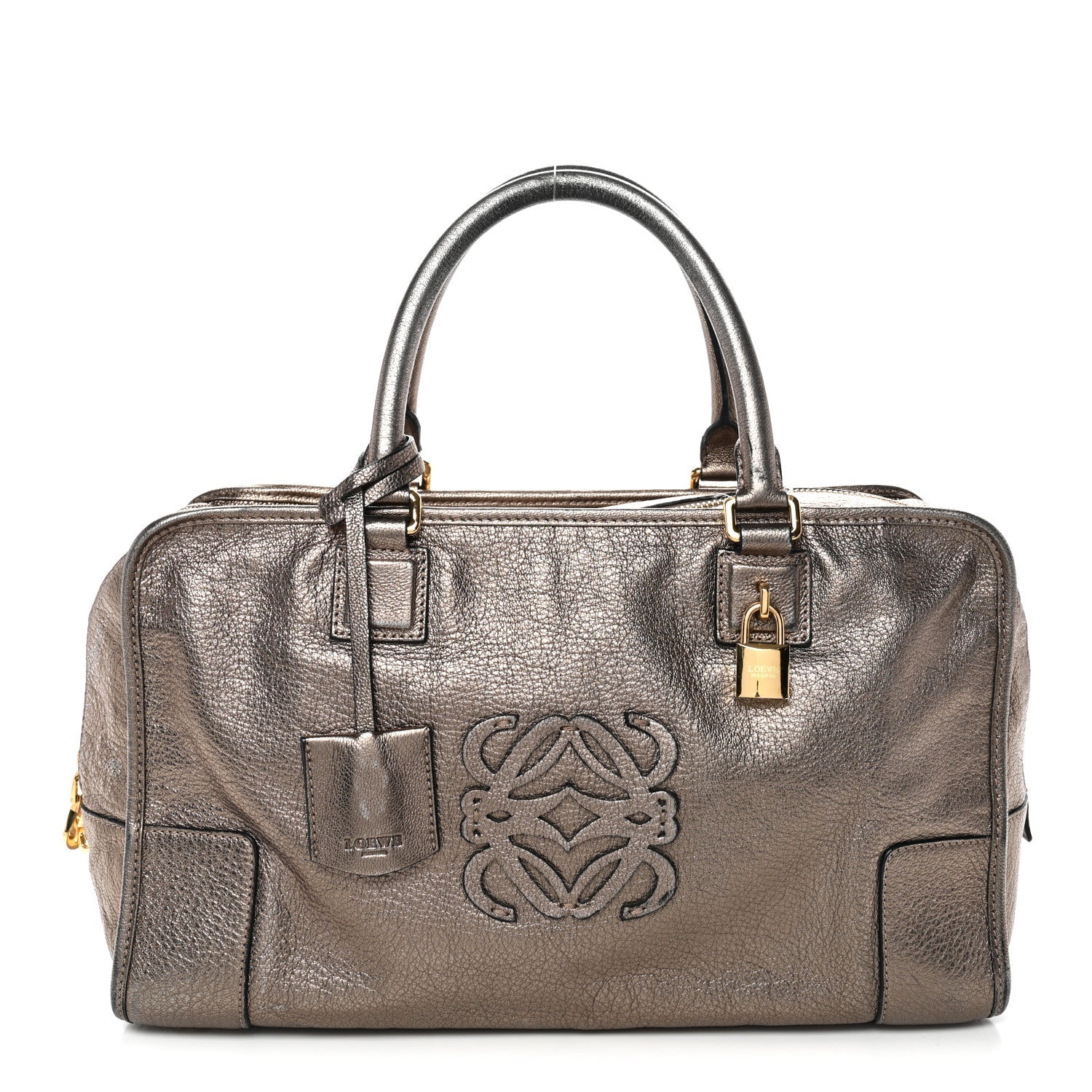 Metallic Calfskin Amazona 28 Bronze