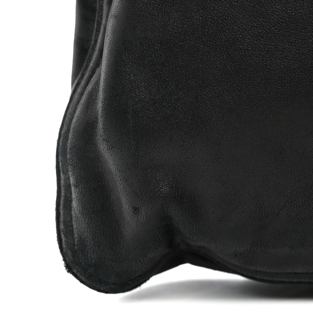 Nappa Pocket Satchel Black