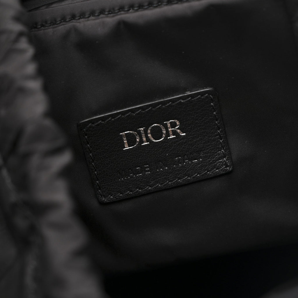Nylon Saddle Backpack Black