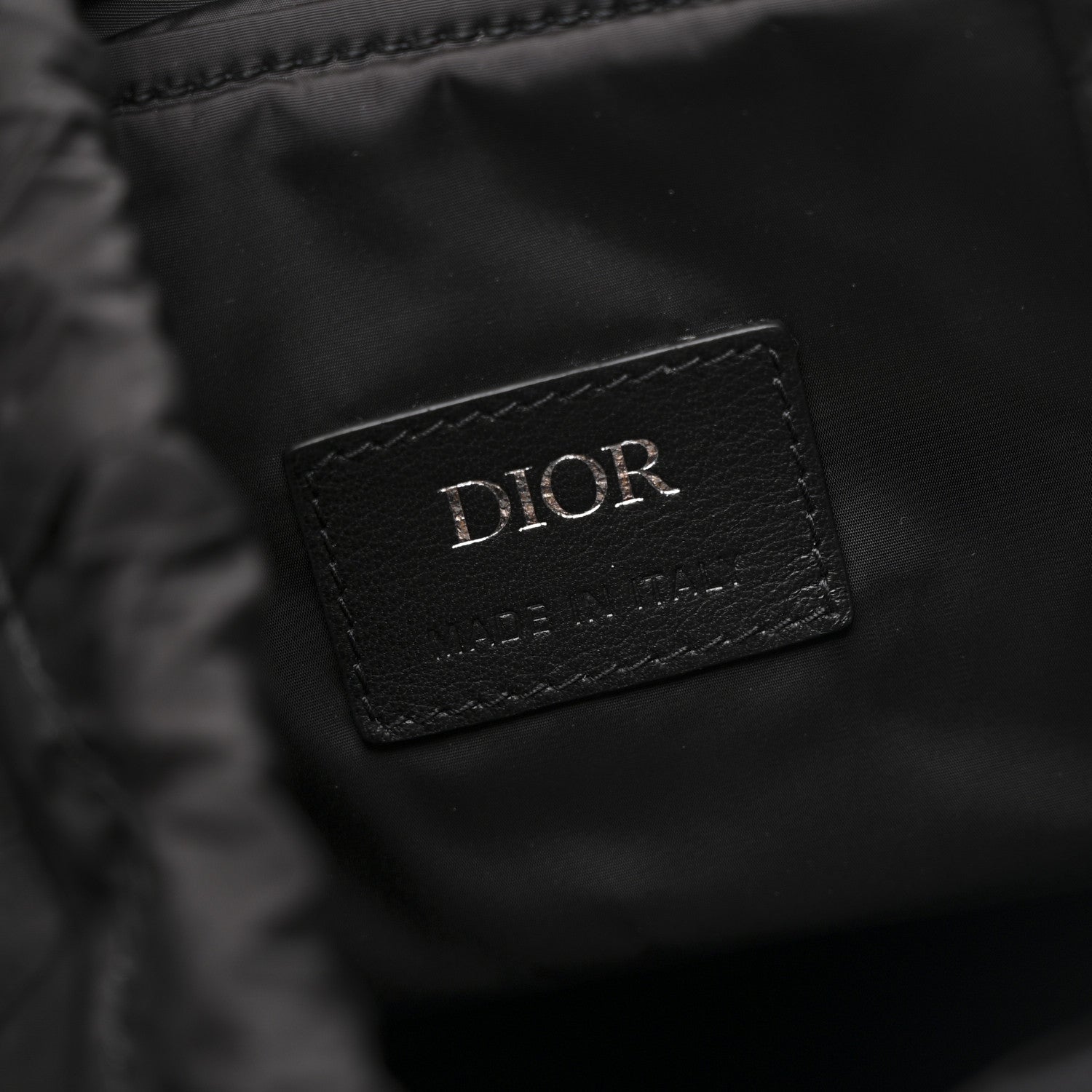 Nylon Saddle Backpack Black