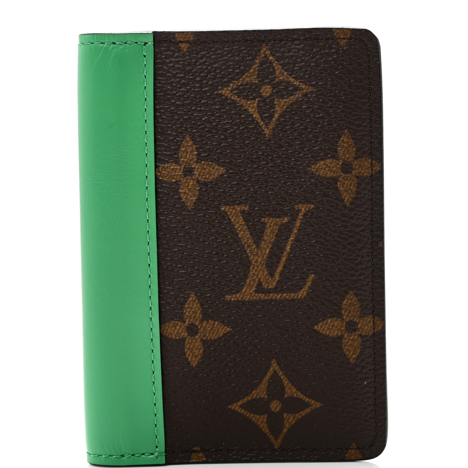 Monogram Macassar Pocket Organizer NM Borneo Green