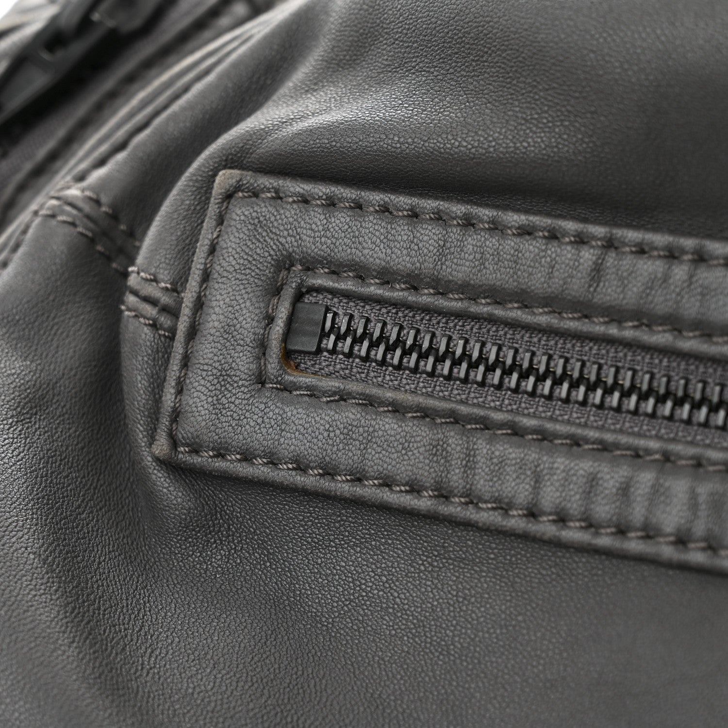 Lambskin Backpack Bag Grey
