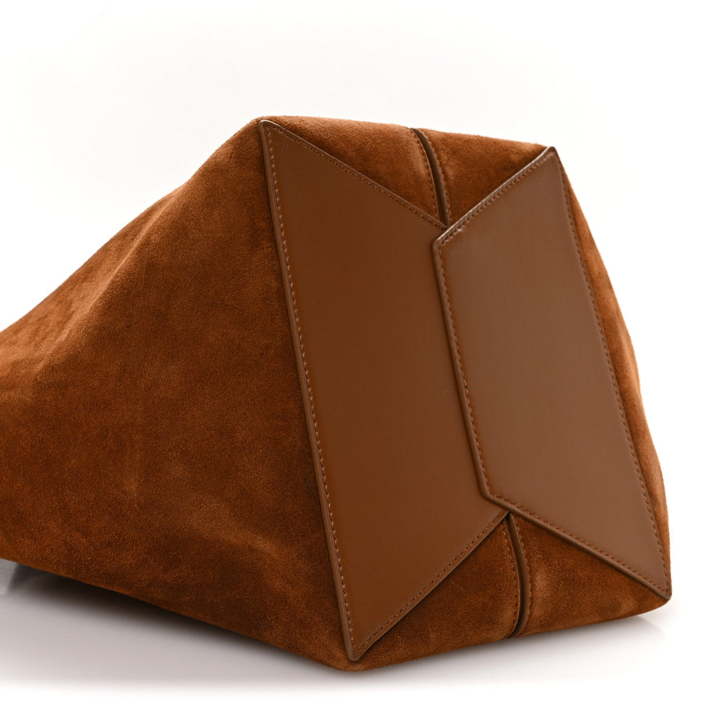 Suede Large Chelsea Tote Saddle