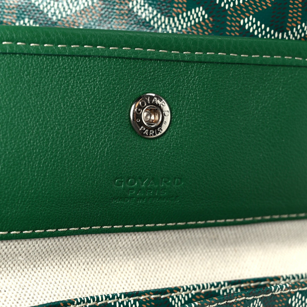 Goyardine Reversible Anjou GM Green