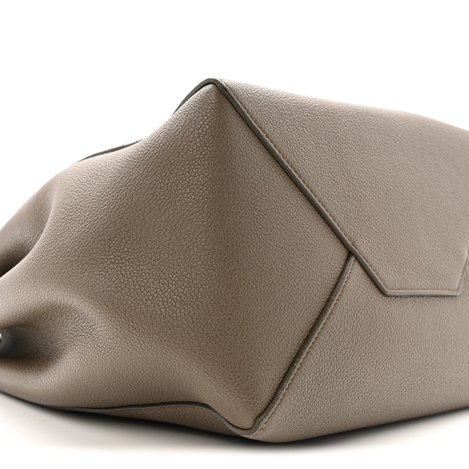 Soft Grained Calfskin Small Belt Cabas Phantom Taupe