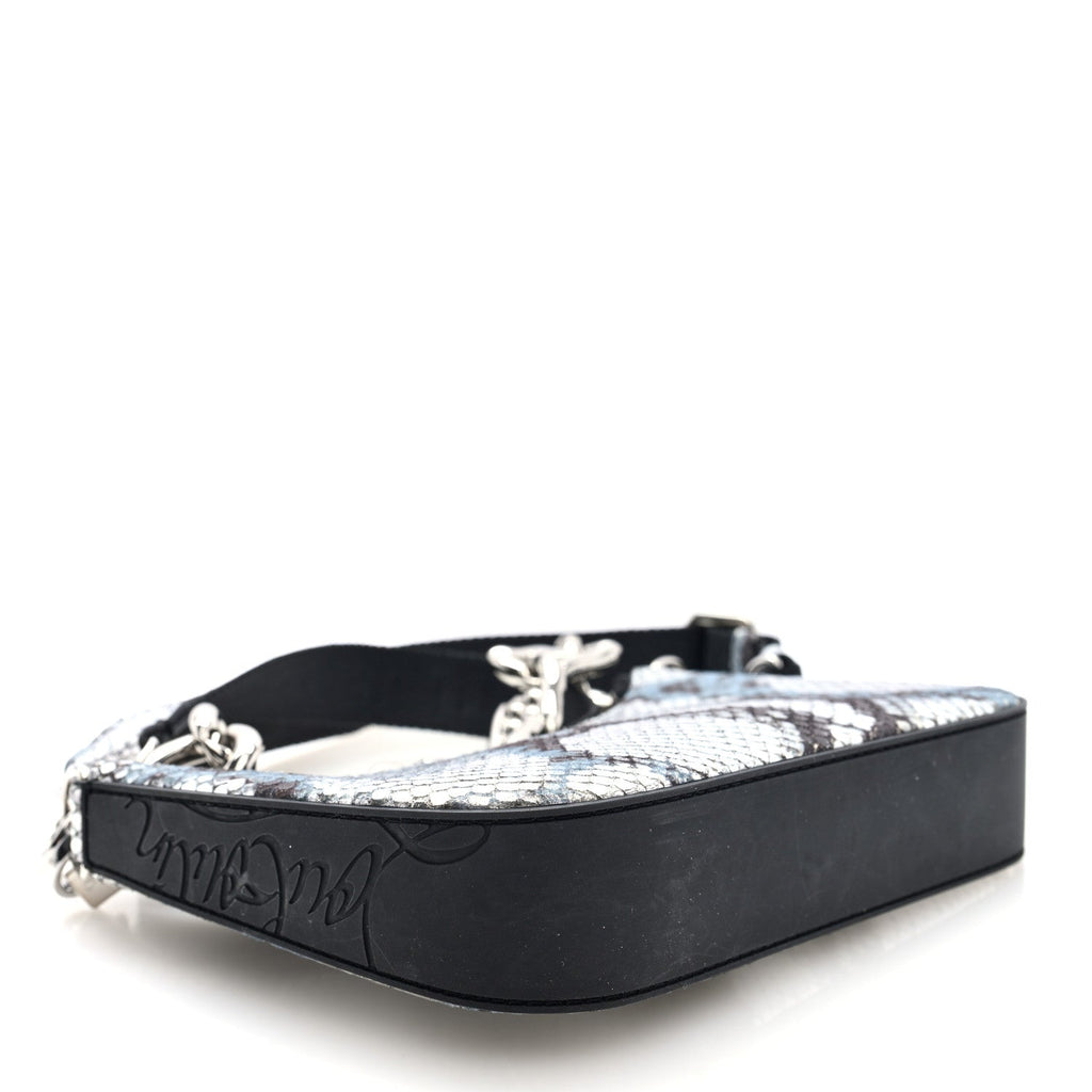 Calfskin Amazonia Loubila Mini Chain Shoulder Bag Multicolor