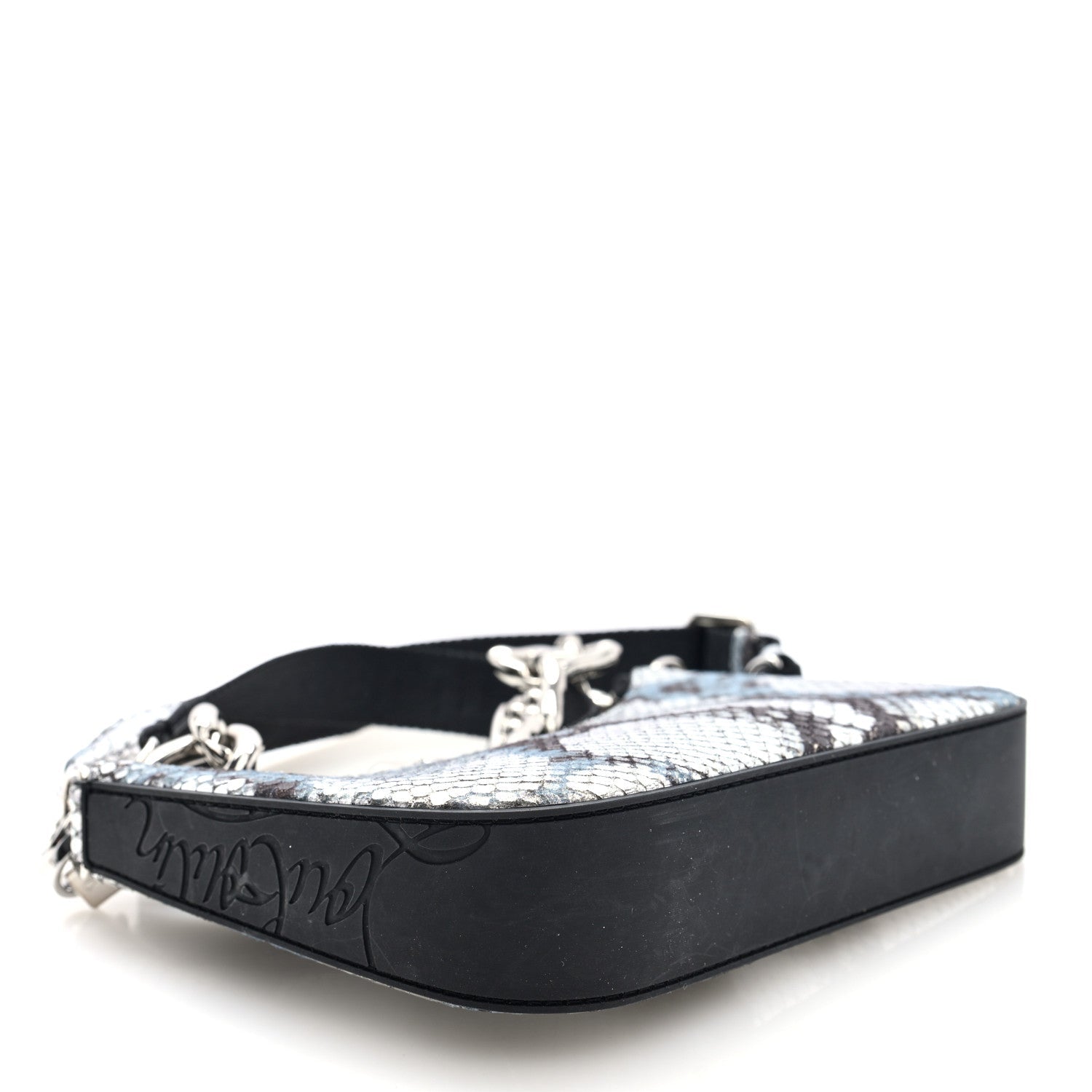 Calfskin Amazonia Loubila Mini Chain Shoulder Bag Multicolor