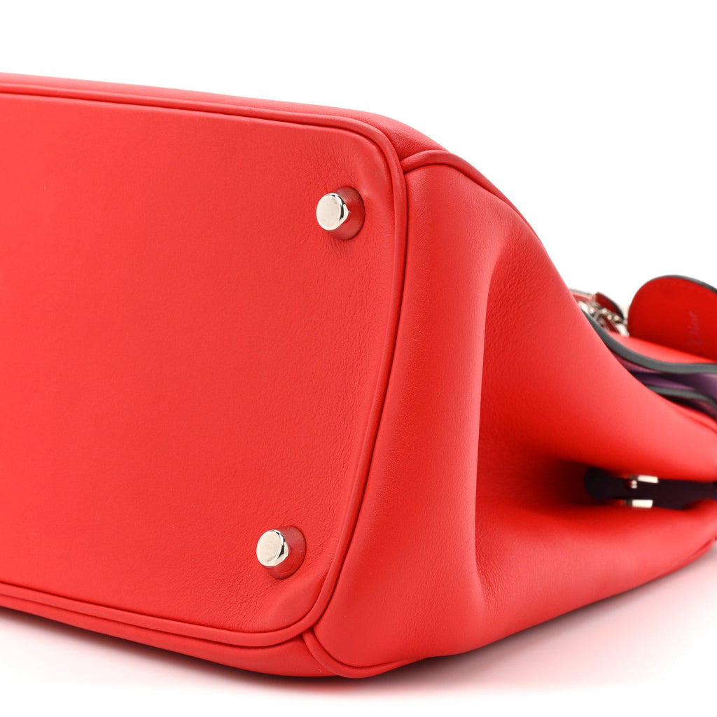 Calfskin Small Be Dior Flap Red