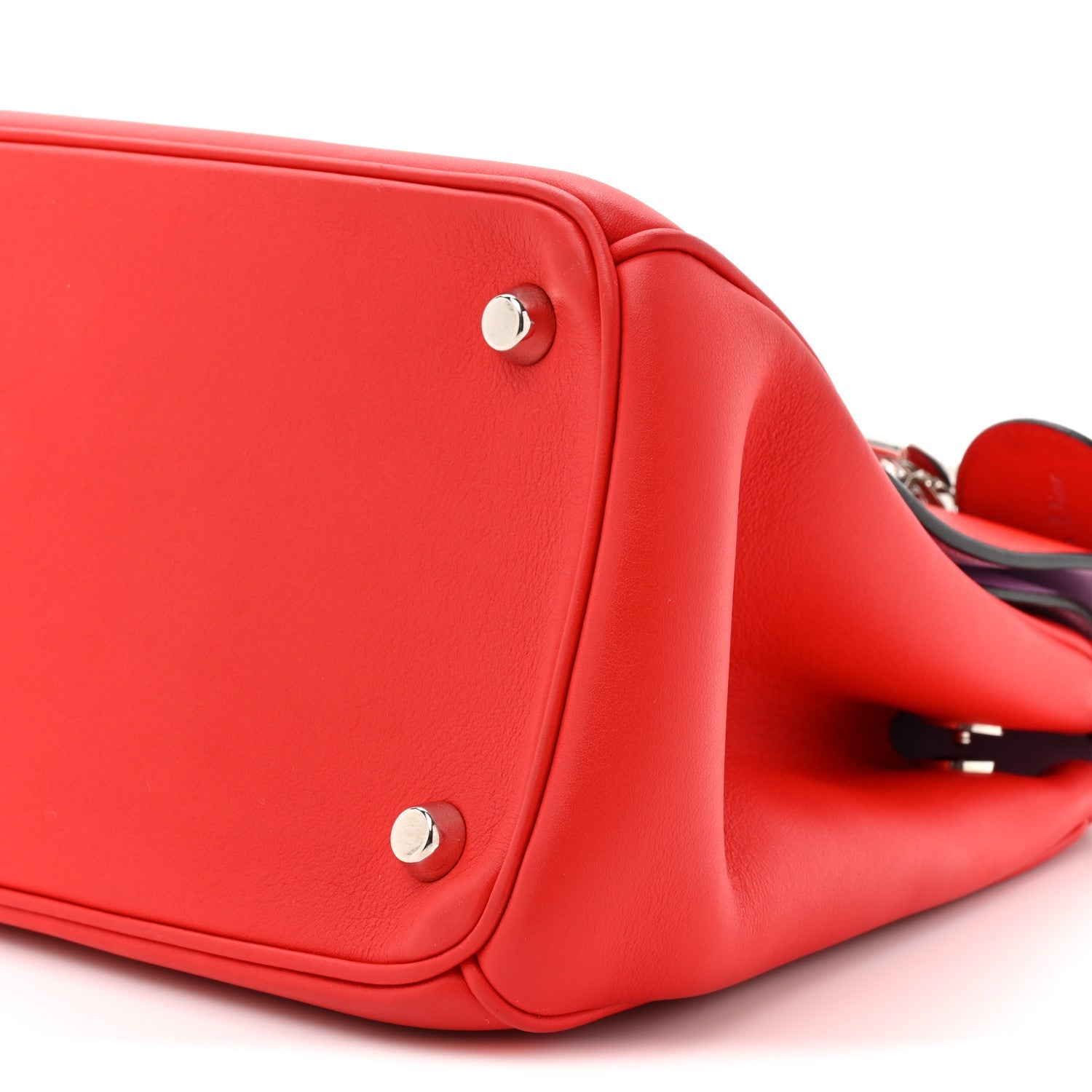 Calfskin Small Be Dior Flap Red