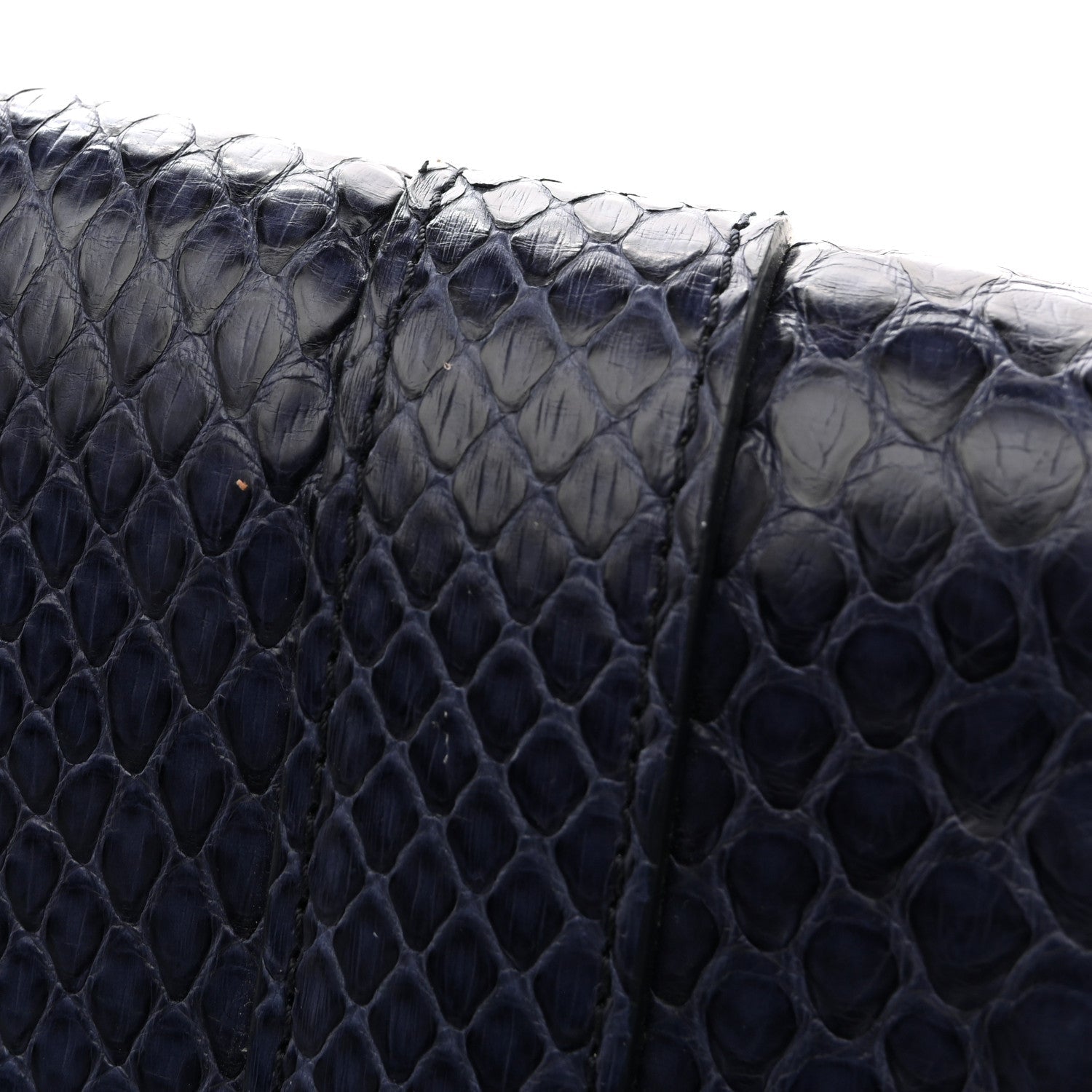 Snakeskin PS1 Pochette Clutch Blue