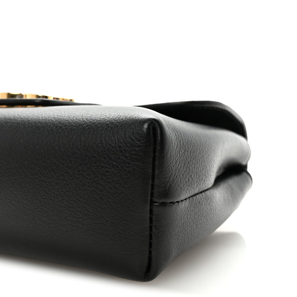 Supple Calfskin Mini Victoire Bag Black