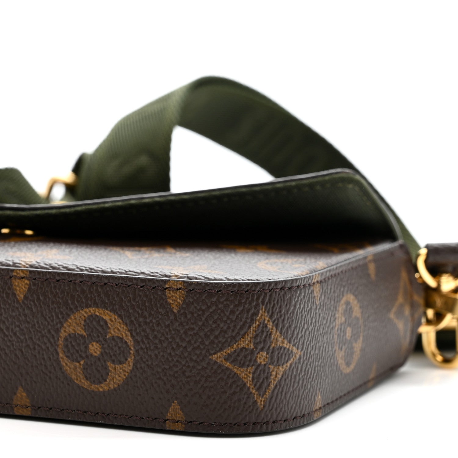 Monogram Felicie Strap & Go Kaki