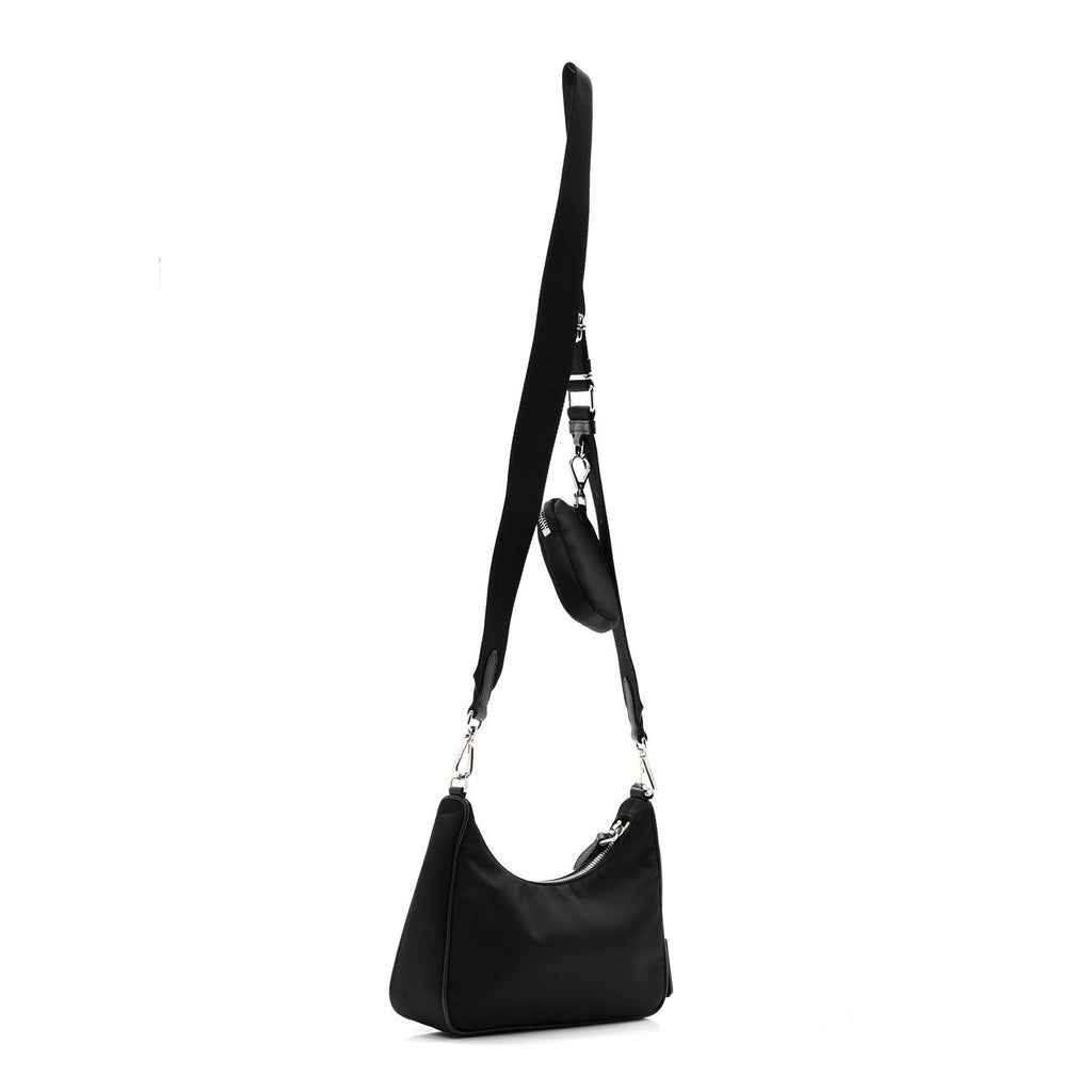 Re-Nylon Saffiano Re-Edition 2005 Shoulder Bag Black