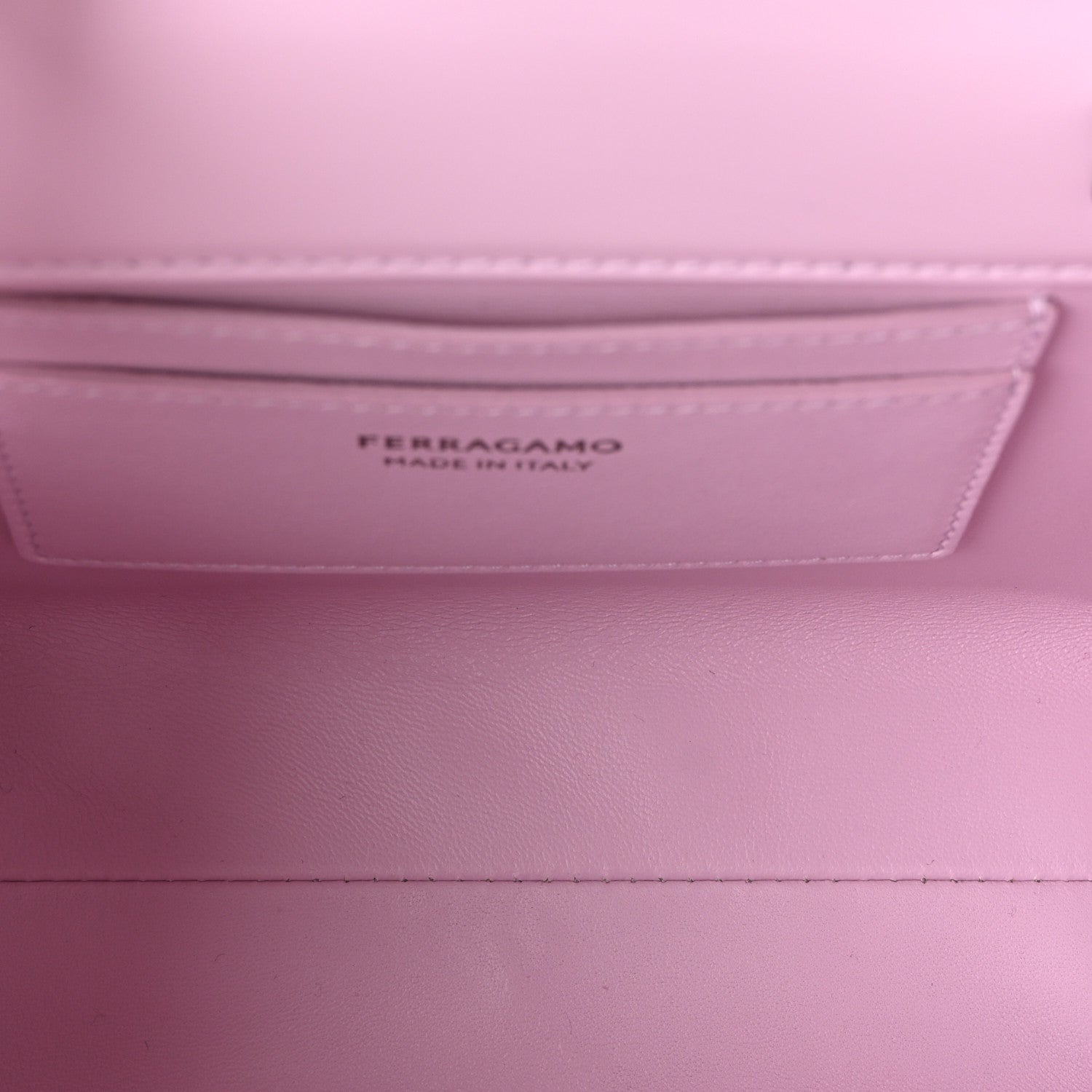 Brushed Calfskin Mini Wanda Top Handle Bag Bubble Gum