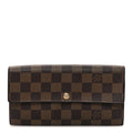 Damier Ebene Sarah Wallet