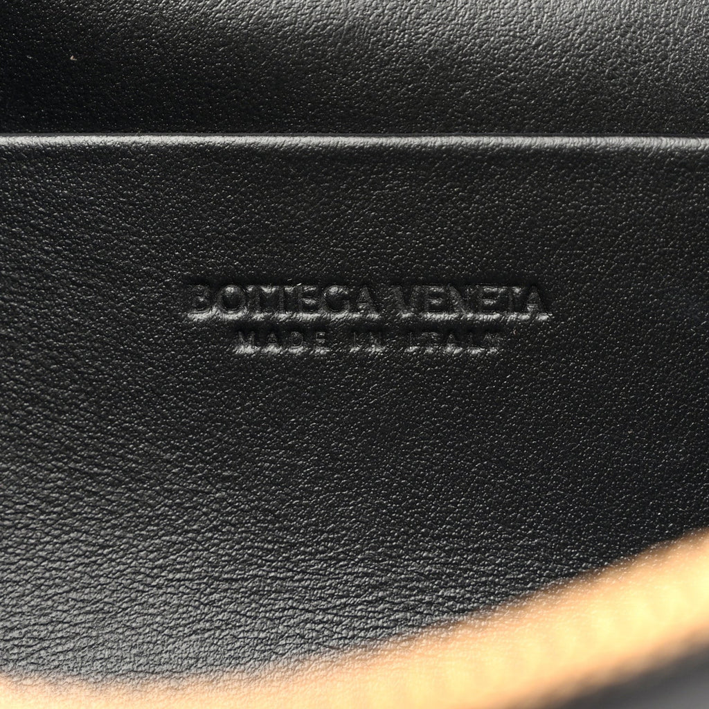 Calfskin Intrecciato Bang Bang Vanity Case Black