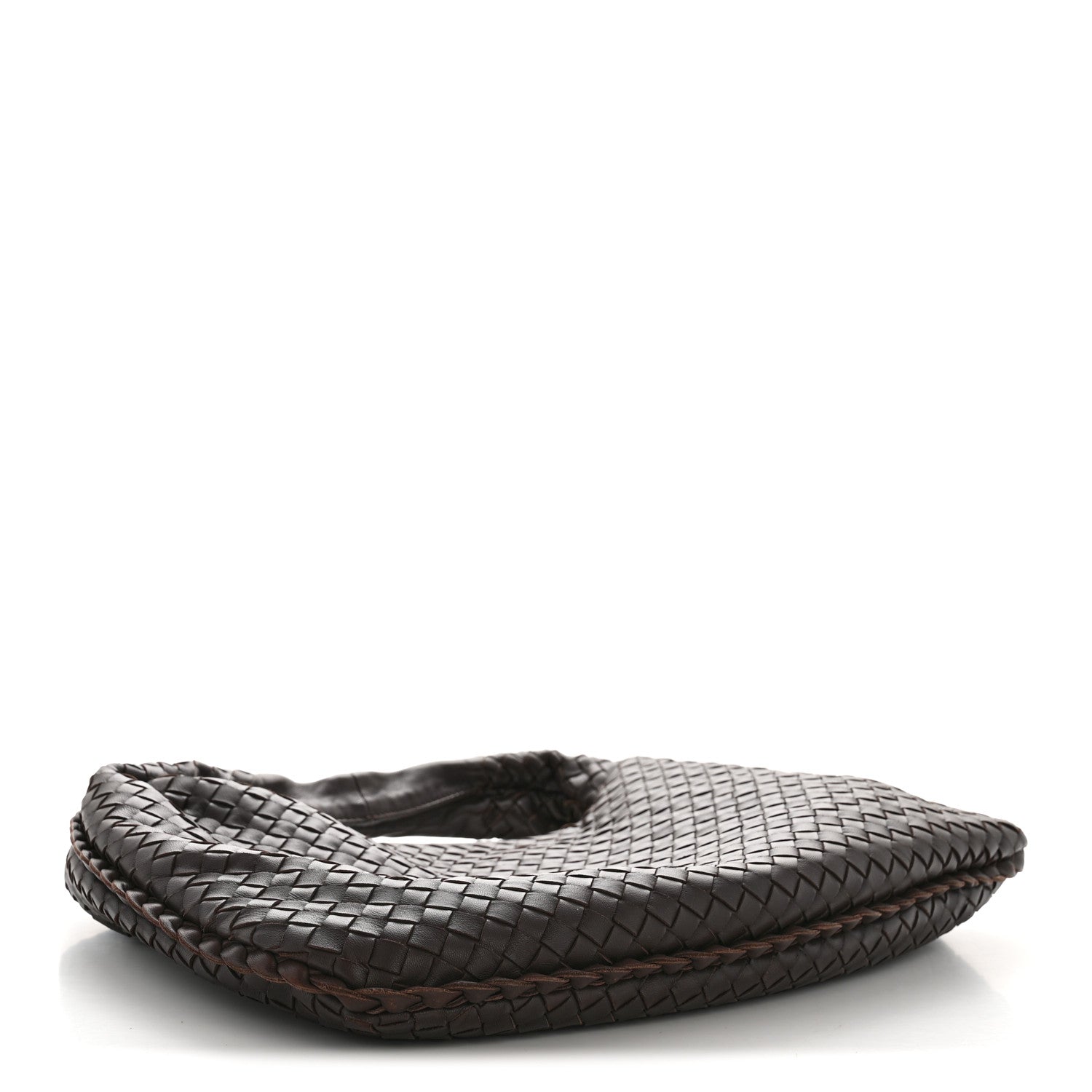 Nappa Intrecciato Medium Veneta Hobo Ebano