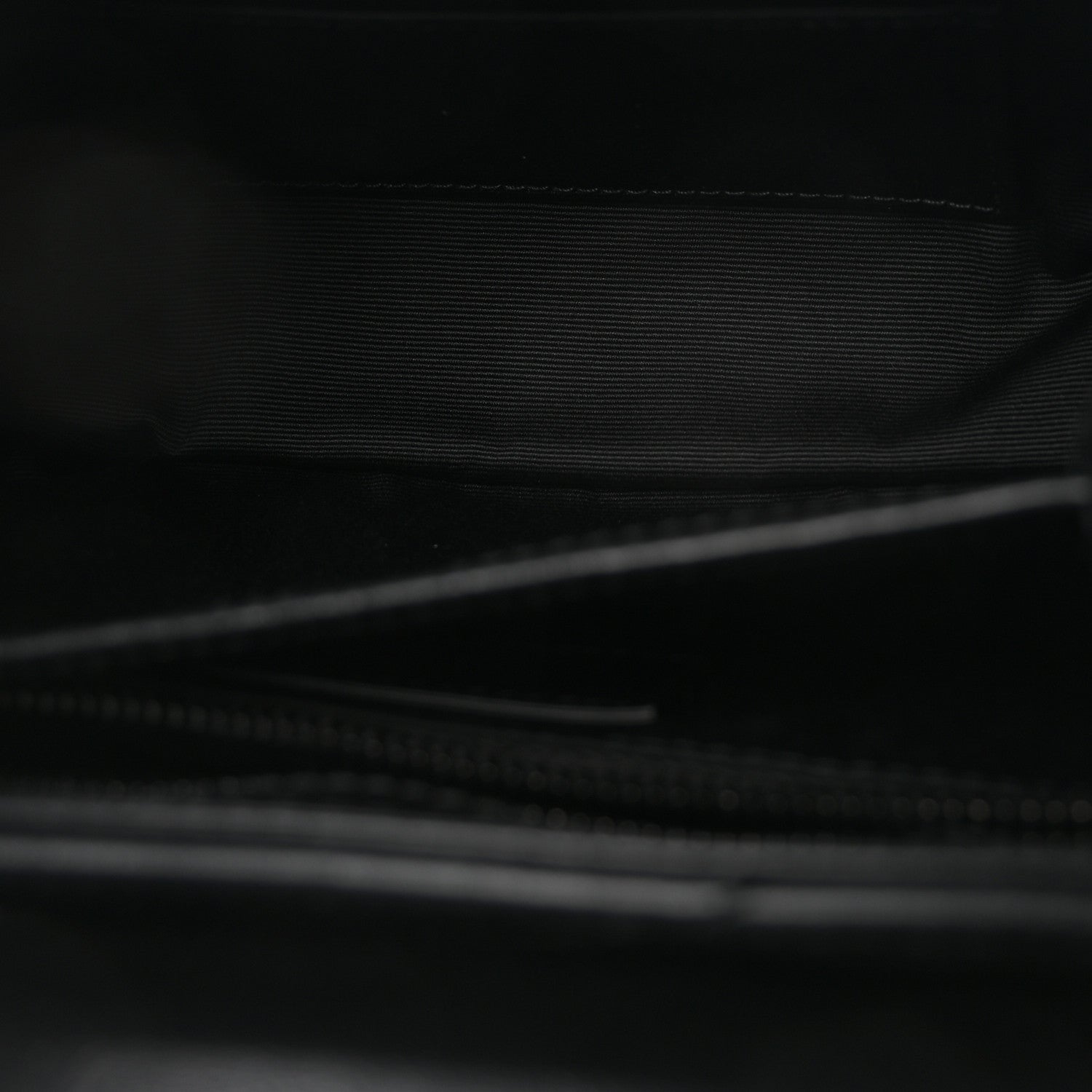 Calfskin Y Quilted Monogram Monochrome Toy Loulou Crossbody Bag Black
