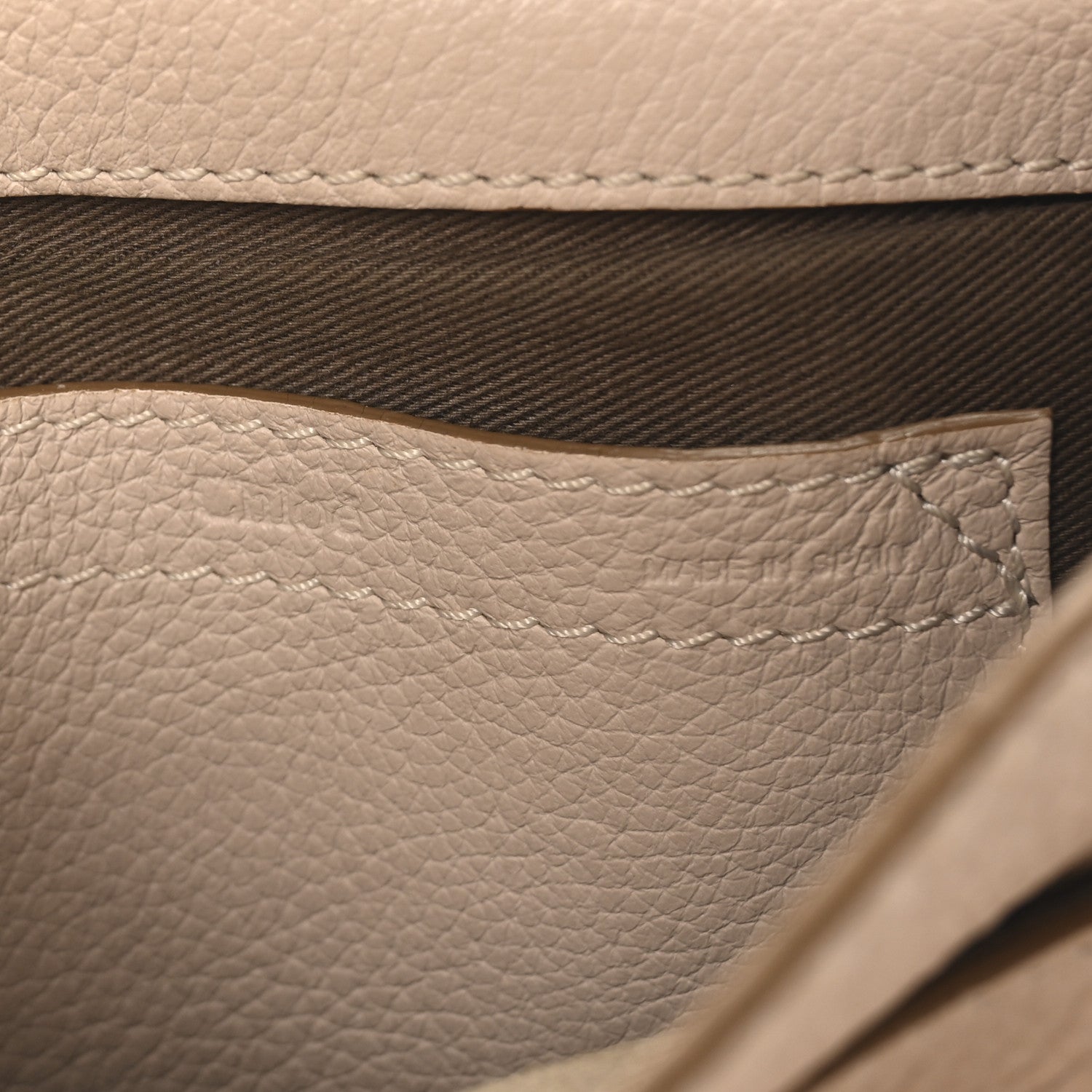 Grained Calfskin Mini Marcie Saddle Bag Blush Nude