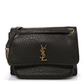 Grained Lambskin Monogram Large Niki Chain Satchel Light Musk