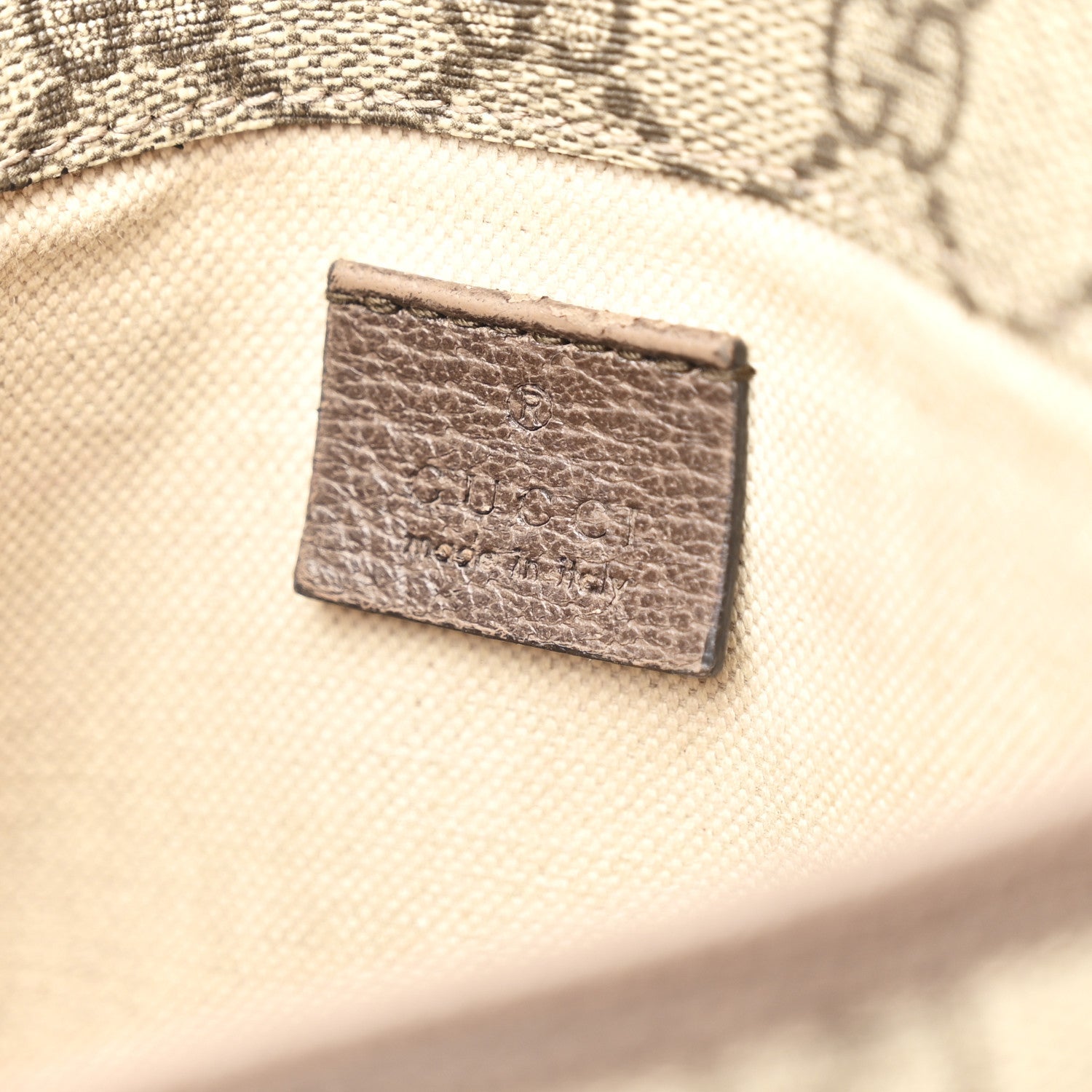 GG Supreme Monogram Neo Vintage Web Belt Bag Brown