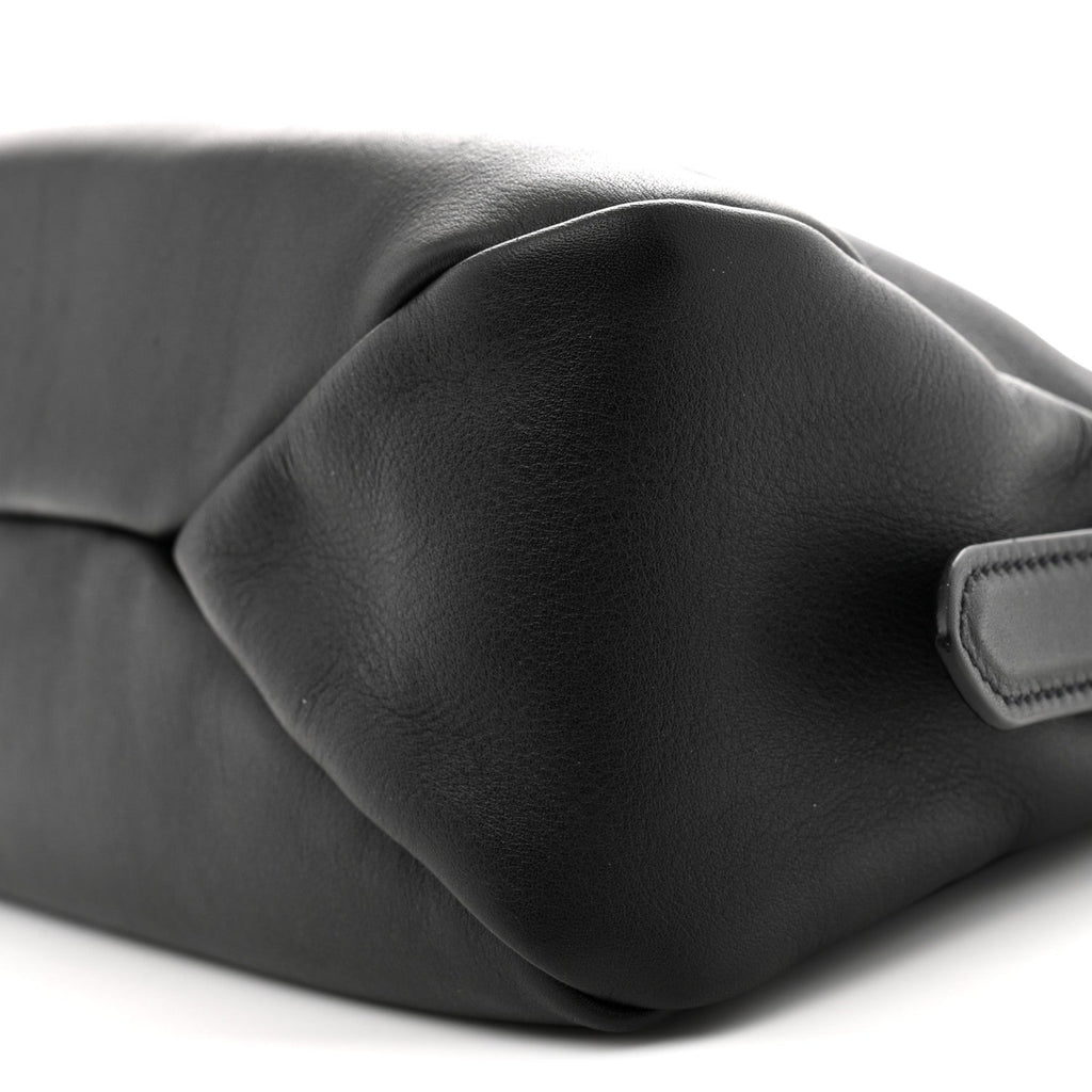 Soft Calfskin Medium Aimee Shoulder Bag Black