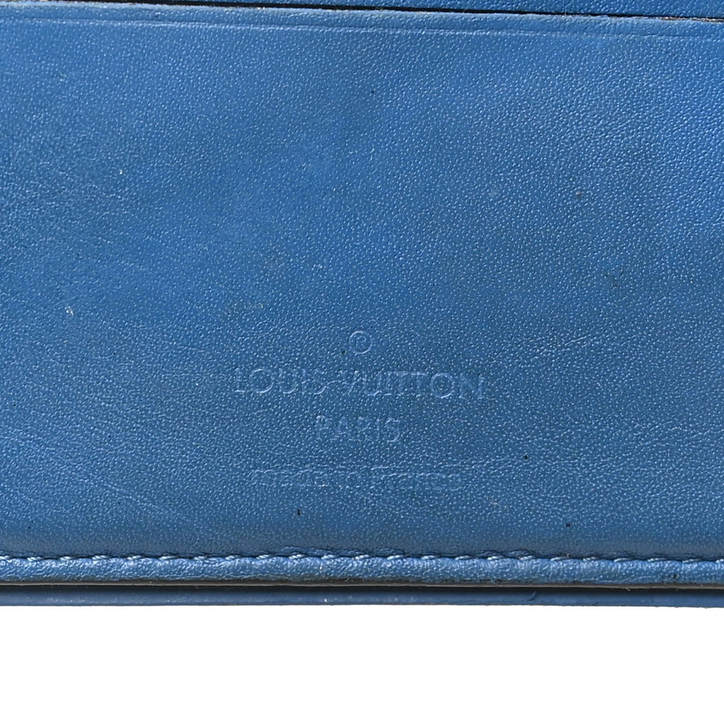 Damier Cobalt Multiple Wallet Neon