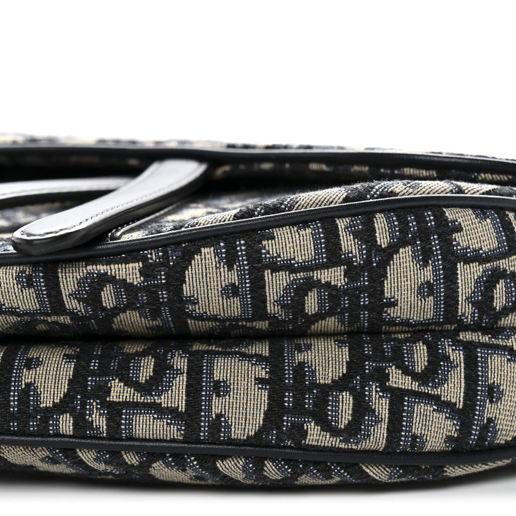 Oblique Saddle Bag Blue