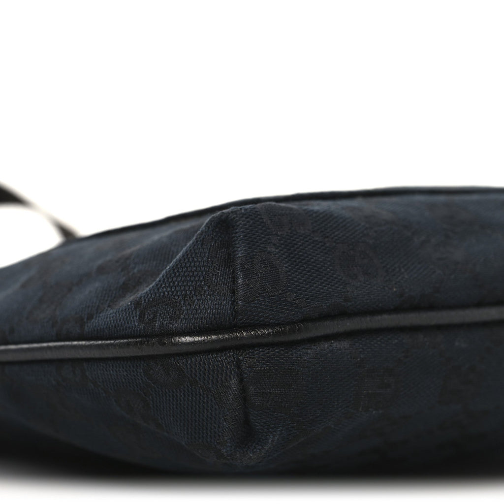 Monogram Flat Messenger Bag Black