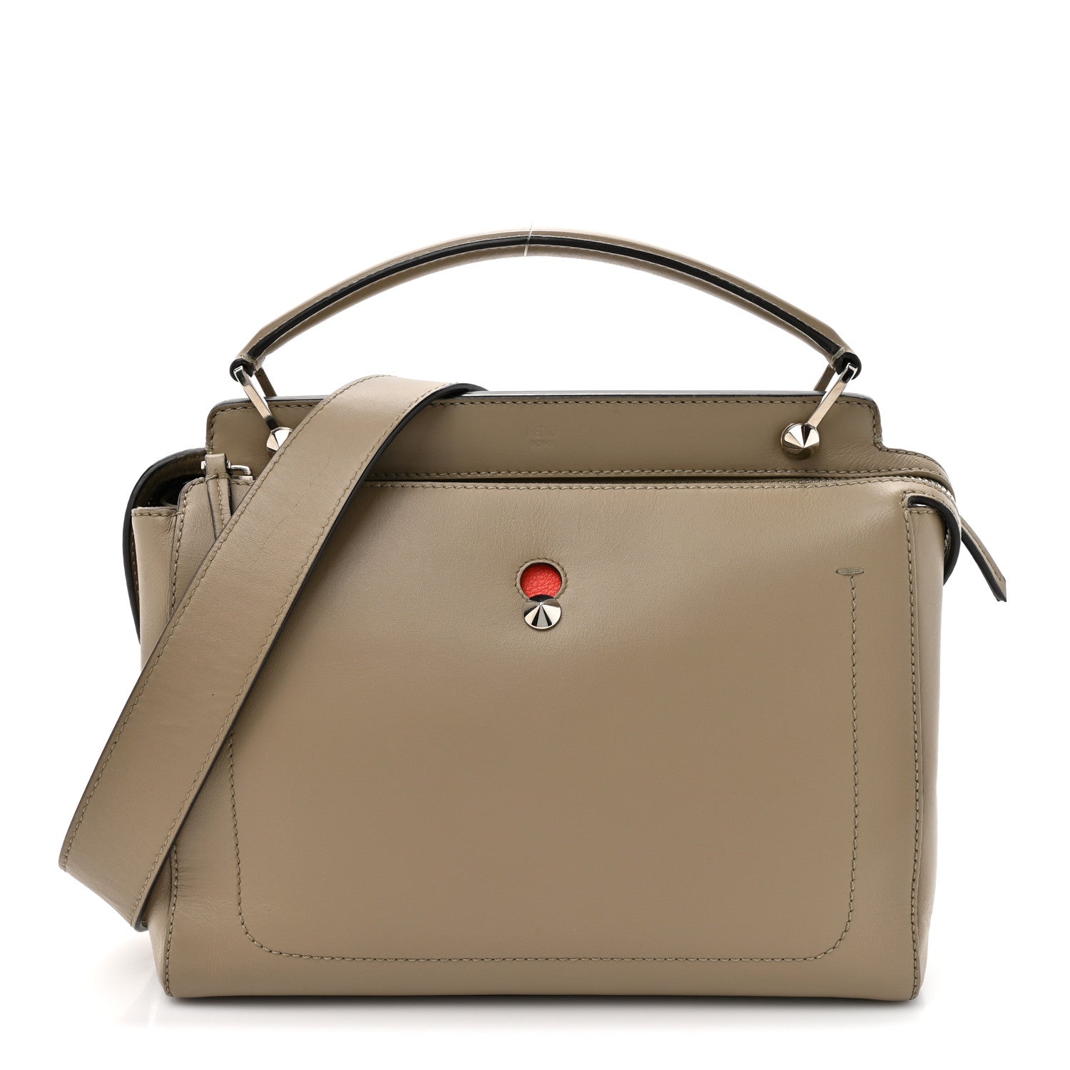 Vitello Baltico Dolce DotCom Satchel Tortora Papavero