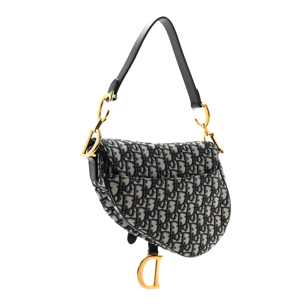 Oblique Saddle Bag Blue