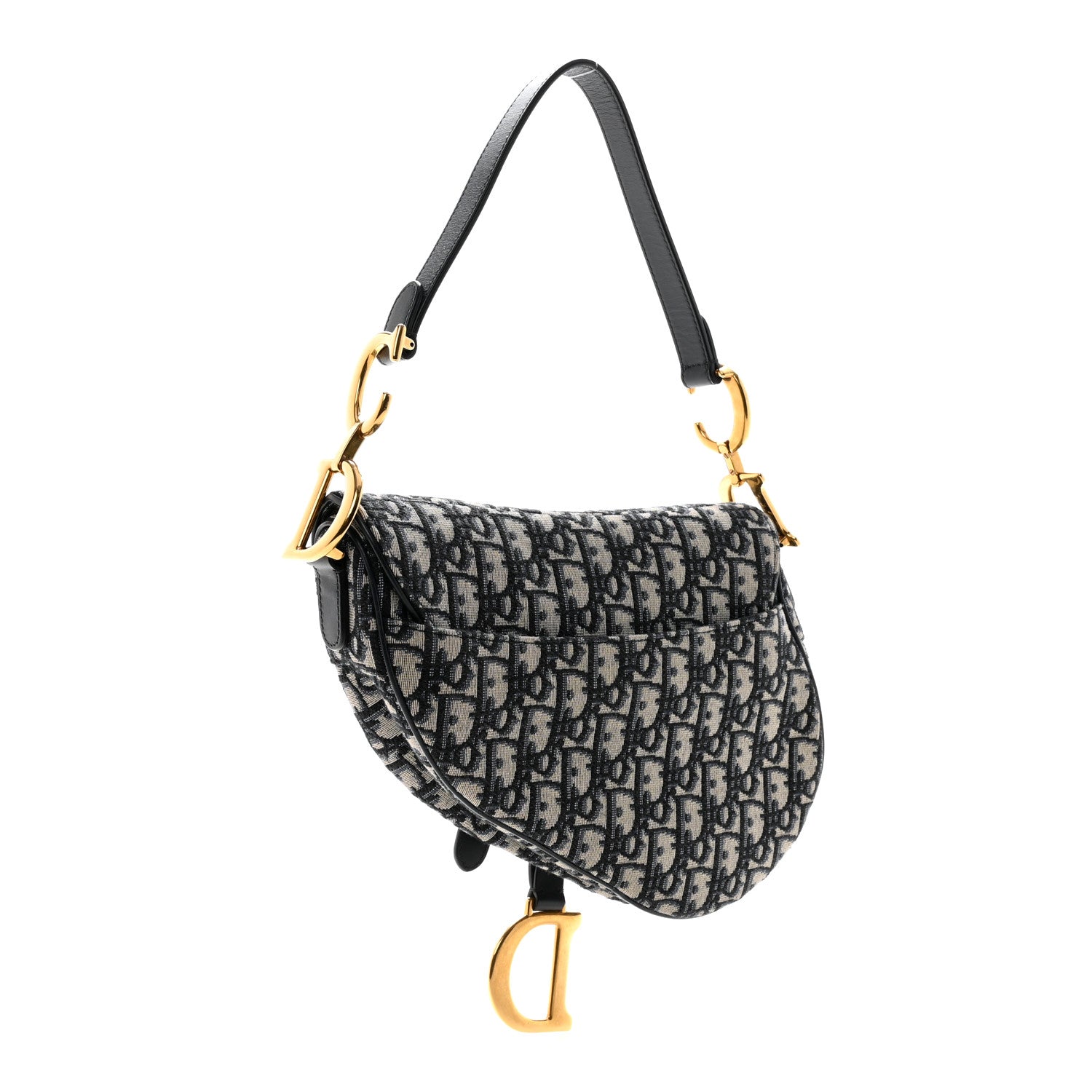 Oblique Saddle Bag Blue
