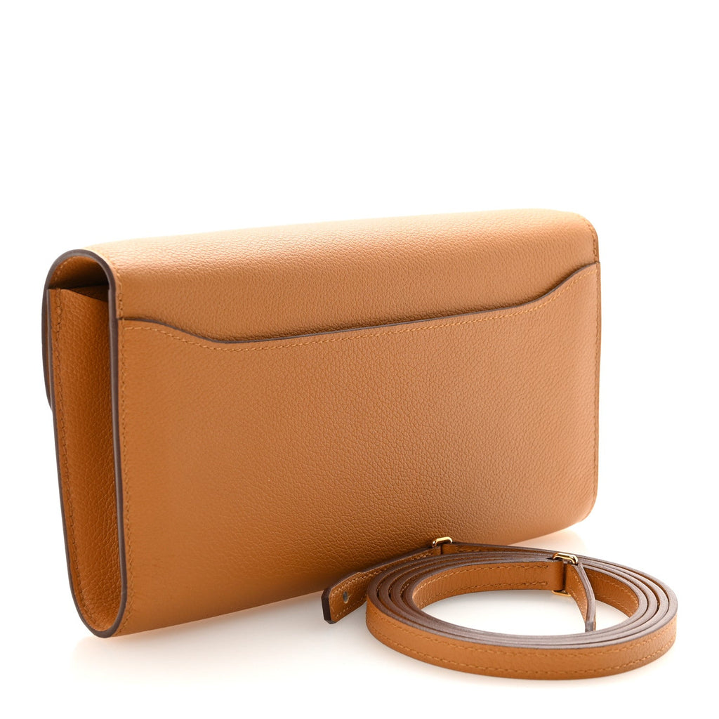 Evercolor Constance Wallet To Go Caramel